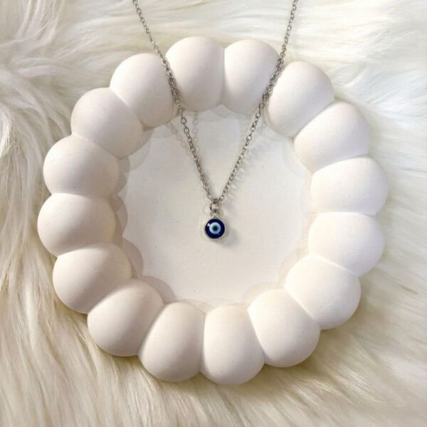 Blue Evil Eye Pendant Necklace