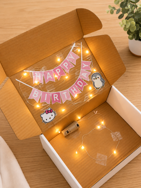 Birthday Sticker with Kitty