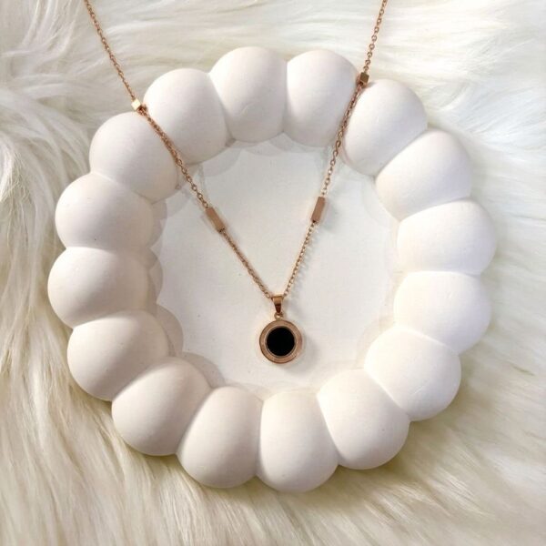 Premium Anti Tarnish Black Stone Necklace