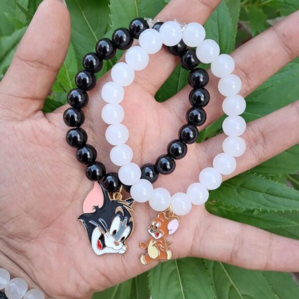 Tom & Jerry Beaded Bracelet – Cute Cartoon Friendship Bracelet